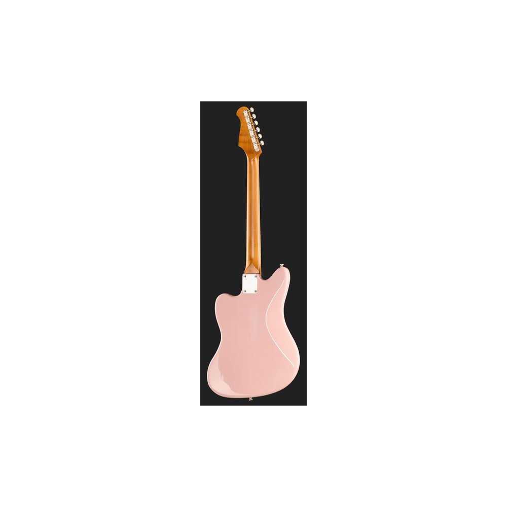 גיטרת אופסט חשמלית Harley Benton – 2 פיקאפי Roswell JM, שיבוצי בלוק, Shell Pink (יבוא בלעדי) 3 האופסט הוורודה של Harley Benton – גיטרת אופסט חשמלית, תמונה 3