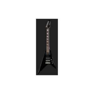 גיטרה חשמלית Harley Benton לרוק ומטאל – 2 הומבאקרים High-Gain, שיבוצי סנפיר כריש, שחור (יבוא בלעדי)