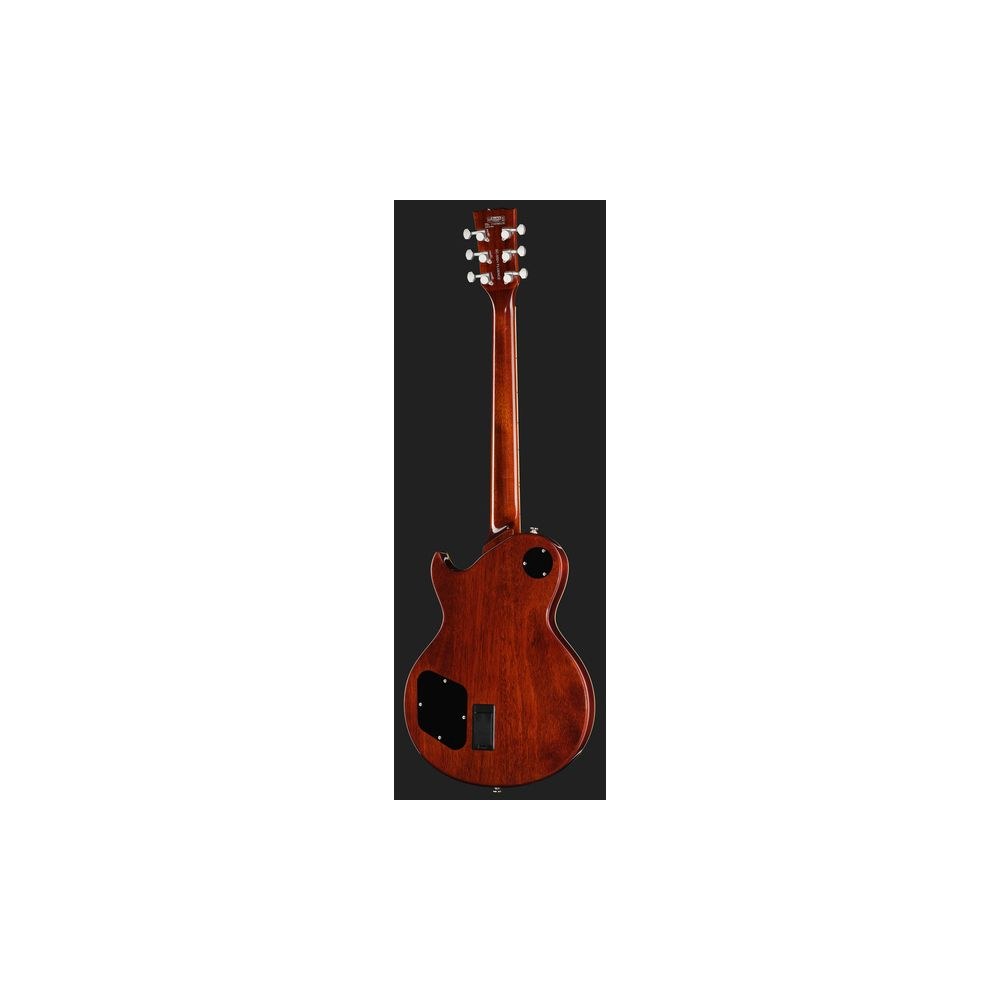 גיטרה חשמלית Harley Benton סינגל-קאט עם פיקאפי Fishman Fluence – מייפל להבה, סריגי נירוסטה, טבק דהוי (יבוא בלעדי) 3 הסינגל-קאט עם ה-Fluence בגוון טבק – גיטרה חשמלית, תמונה 3