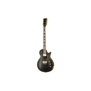 גיטרה חשמלית Harley Benton סינגל-קאט עם Floyd Rose – סריגי נירוסטה, מתכות זהב, שחור מט (יבוא בלעדי)