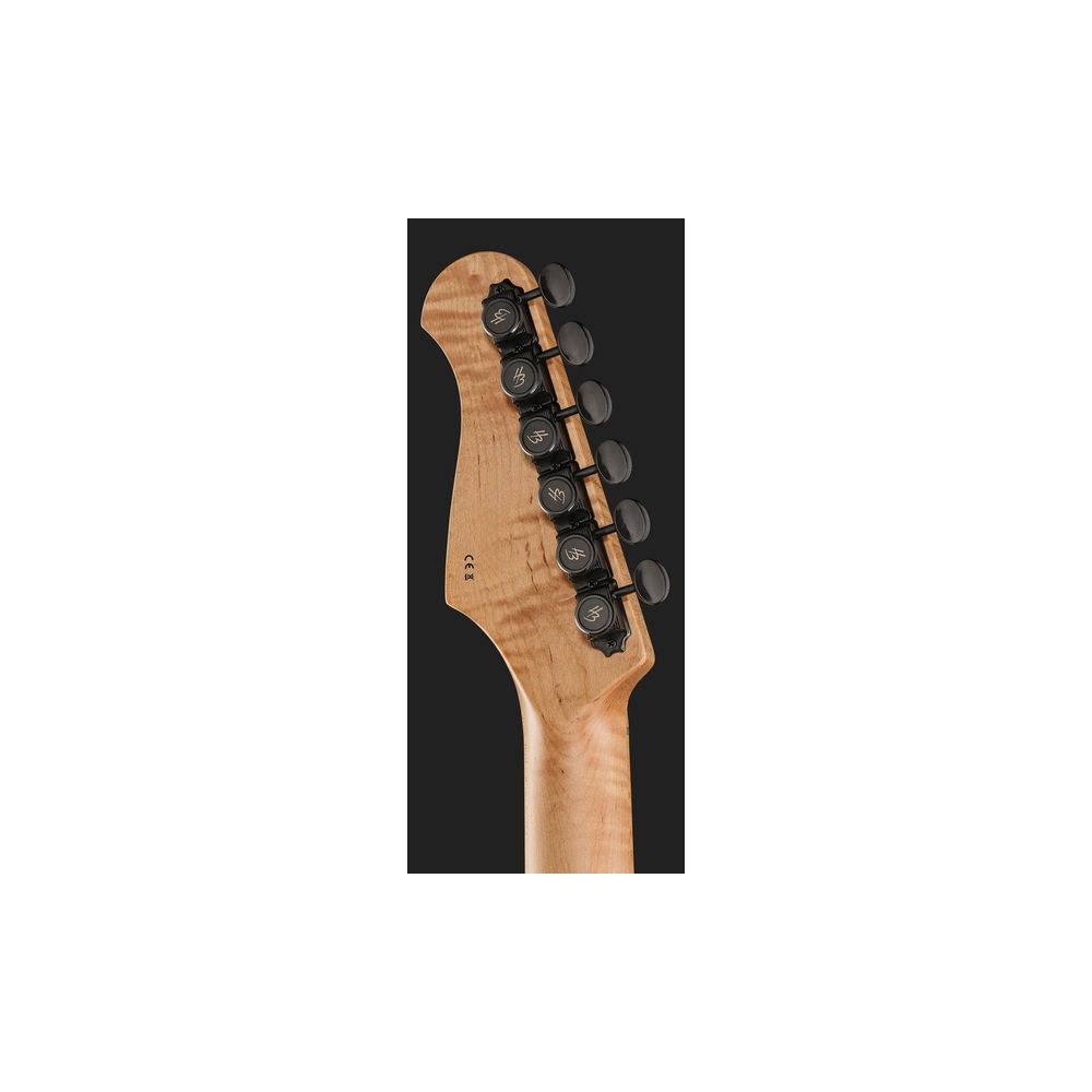 גיטרה חשמלית Harley Benton סטראט HSS – אלדר, פרטת מייפל, סריגי נירוסטה, Babicz, שחור מט (יבוא בלעדי) 7 הסטראט בשחור מט – גיטרה חשמלית, תמונה 7