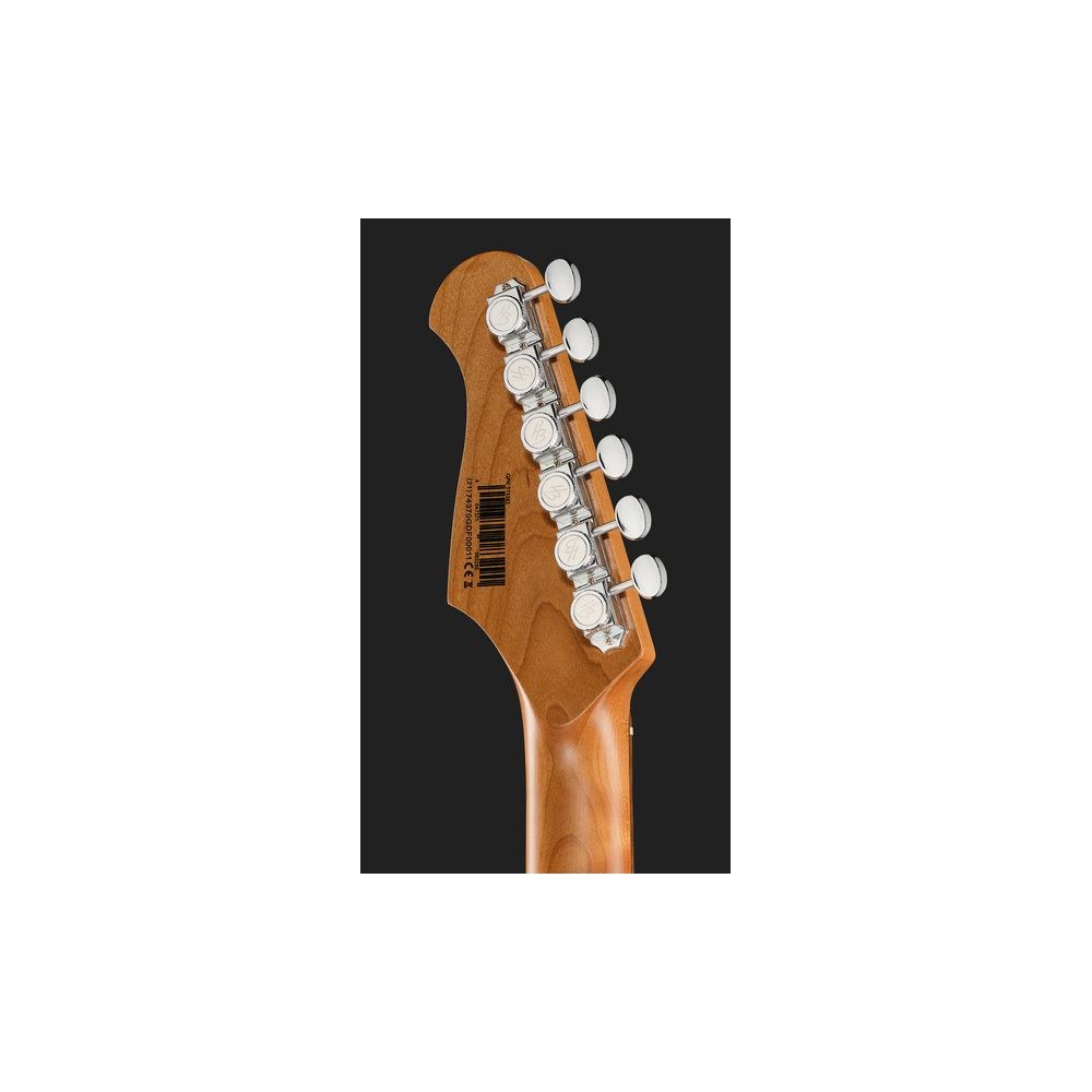 גיטרה חשמלית Harley Benton סטראט HSS – מייפל קלוי, פיצול סליל, מכוונים נועלים, ירוק Seafoam (יבוא בלעדי) 7 הסטראט בירוק סיפום – גיטרה חשמלית, תמונה 7