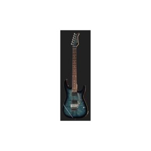 גיטרה חשמלית Harley Benton עם Floyd Rose – 2 הומבאקרים, טופ מייפל להבה, סריגי נירוסטה, כחול (יבוא בלעדי)