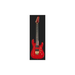 גיטרה חשמלית Harley Benton סופר-סטראט עם Floyd Rose – 2 הומבאקרים Hi-Gain, 24 סריגים, אדום שקוף (יבוא בלעדי)
