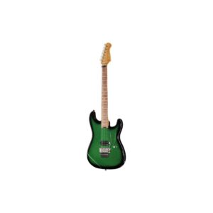 גיטרה חשמלית Harley Benton סופר-סטראט עם Floyd Rose – הומבאקר Tesla, נירוסטה, ירוק אמרלד נוצץ (יבוא בלעדי)