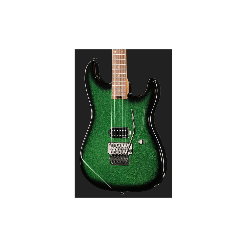 גיטרה חשמלית Harley Benton סופר-סטראט עם Floyd Rose – הומבאקר Tesla, נירוסטה, ירוק אמרלד נוצץ (יבוא בלעדי) 4 הסופר-סטראט באמרלד עם הפלויד – גיטרה חשמלית, תמונה 4