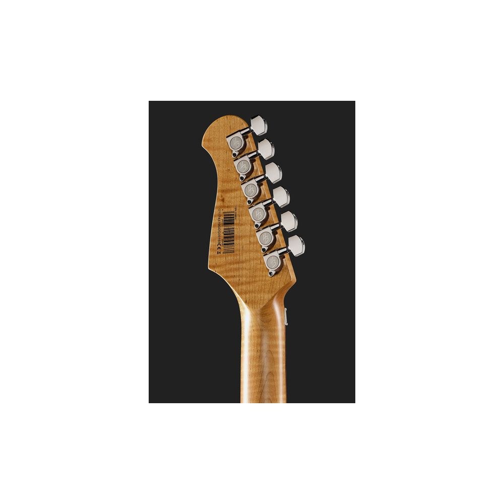 גיטרה חשמלית Harley Benton סופר-סטראט עם Floyd Rose – הומבאקר Tesla, נירוסטה, ירוק אמרלד נוצץ (יבוא בלעדי) 7 הסופר-סטראט באמרלד עם הפלויד – גיטרה חשמלית, תמונה 7