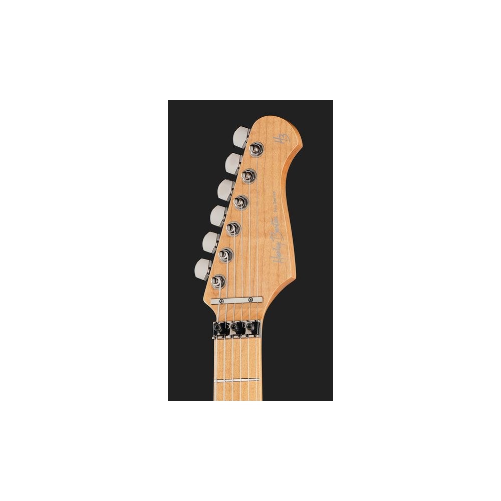 גיטרה חשמלית Harley Benton סופר-סטראט עם Floyd Rose – הומבאקר Tesla, סריגי נירוסטה, זהב נוצץ (יבוא בלעדי) 6 הסופר-סטראט הזהובה עם הפלויד – גיטרה חשמלית, תמונה 6