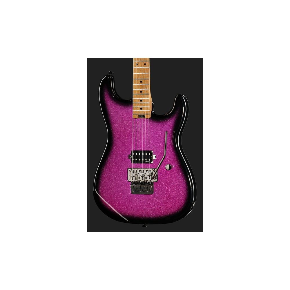 גיטרה חשמלית Harley Benton סופר-סטראט עם Floyd Rose – הומבאקר Tesla, סריגי נירוסטה, ורוד נוצץ (יבוא בלעדי) 4 הסופר-סטראט הוורודה עם הפלויד – גיטרה חשמלית, תמונה 4
