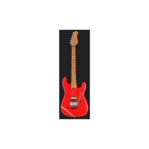 גיטרה חשמלית Harley Benton סופר-סטראט עם Floyd Rose – הומבאקר Tesla, סריגי נירוסטה, אדום (יבוא בלעדי)