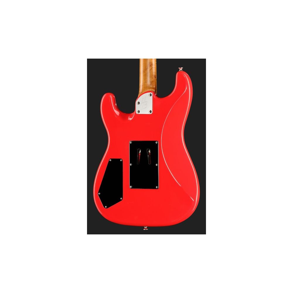 גיטרה חשמלית Harley Benton סופר-סטראט עם Floyd Rose – הומבאקר Tesla, סריגי נירוסטה, אדום (יבוא בלעדי) 5 הסופר-סטראט עם הפלויד – גיטרה חשמלית, תמונה 5