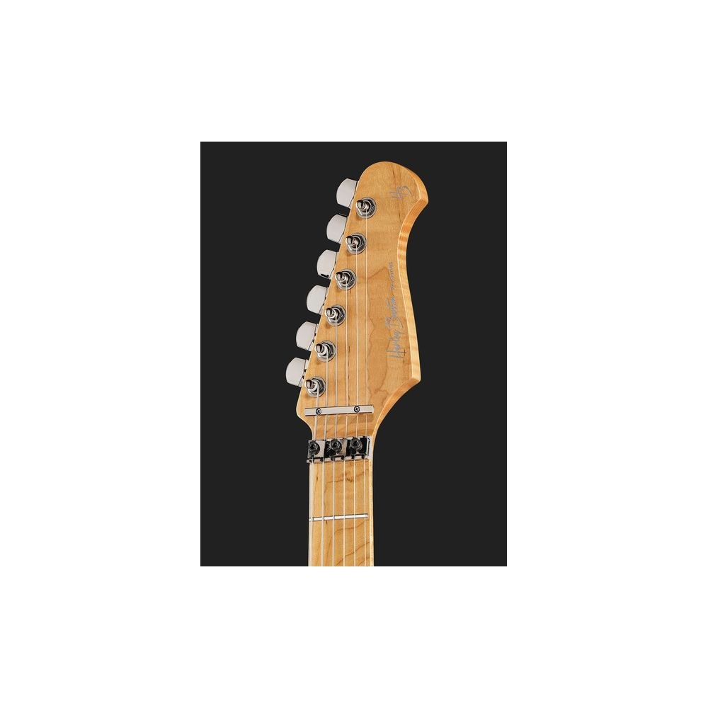 גיטרה חשמלית Harley Benton סופר-סטראט עם Floyd Rose – הומבאקר Tesla, סריגי נירוסטה, כסוף נוצץ (יבוא בלעדי) 6 הסופר-סטראט הכסופה עם הפלויד – גיטרה חשמלית, תמונה 6