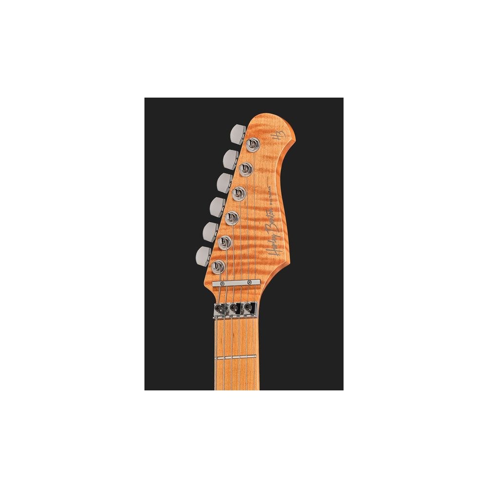 גיטרה חשמלית Harley Benton סופר-סטראט עם Floyd Rose – Tesla Plasma, ווליום וטון, שחור מבריק (יבוא בלעדי) 6 הסופר-סטראט השחורה עם הפלויד – גיטרה חשמלית, תמונה 6