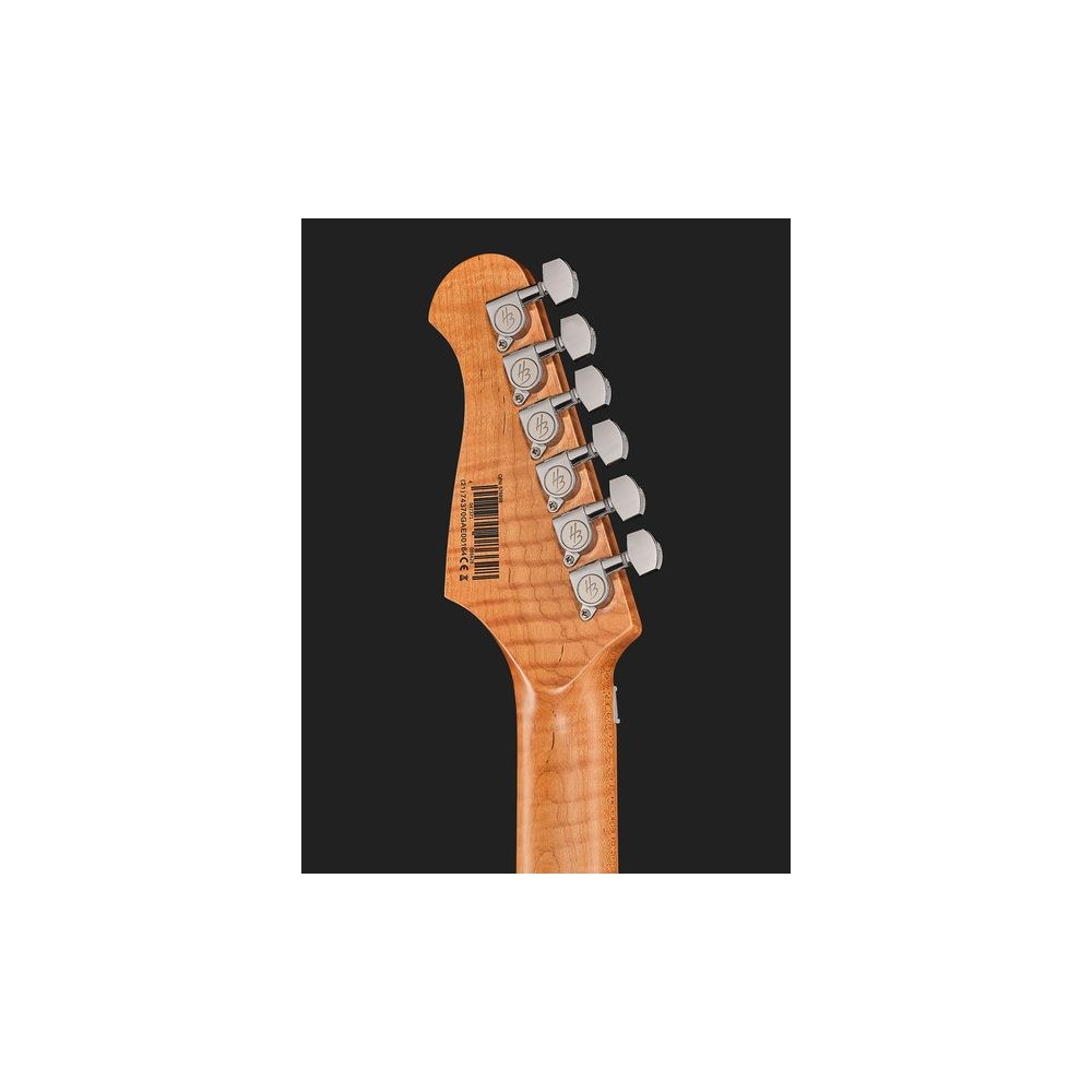 גיטרה חשמלית Harley Benton סופר-סטראט עם Floyd Rose – Tesla Plasma, ווליום וטון, שחור מבריק (יבוא בלעדי) 7 הסופר-סטראט השחורה עם הפלויד – גיטרה חשמלית, תמונה 7