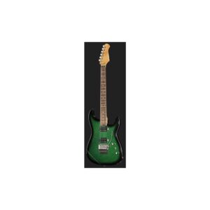 גיטרה חשמלית Harley Benton סופר-סטראט HH עם Floyd Rose – 2 הומבאקרי Tesla, נירוסטה, ירוק אמרלד נוצץ (יבוא בלעדי)