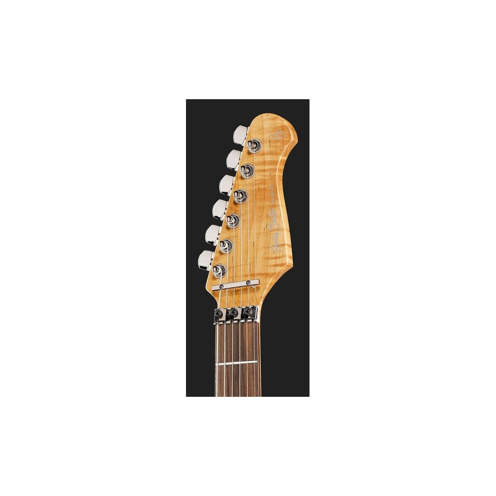 גיטרה חשמלית Harley Benton סופר-סטראט HH עם Floyd Rose – 2 הומבאקרי Tesla, נירוסטה, ירוק אמרלד נוצץ (יבוא בלעדי) 6 הסופר-סטראט HH באמרלד – גיטרה חשמלית, תמונה 6