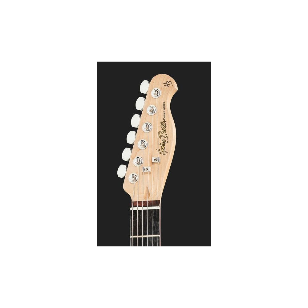 גיטרה חשמלית Harley Benton בסגנון טלה עם P90 – גוף חדרי, טופ מייפל קוולטד, אדום שקוף (יבוא בלעדי) 6 הטלה עם ה-P90 של Harley Benton – גיטרה חשמלית בסגנון טלה, תמונה 6