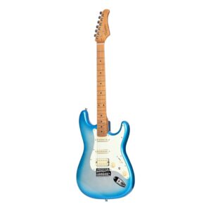 גיטרה חשמלית Kaysen KST-630 Blue כחולה – סגנון ST עם S-S-H, מתג מיני וטרמולו