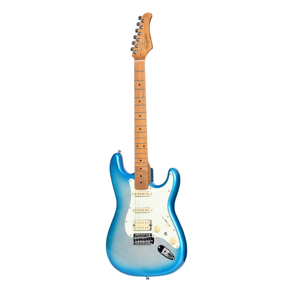 גיטרה חשמלית Kaysen KST-630 Blue כחולה – סגנון ST עם S-S-H, מתג מיני וטרמולו 1 גיטרה חשמלית Kaysen KST-630 בצבע כחול עם ידית טרמולו