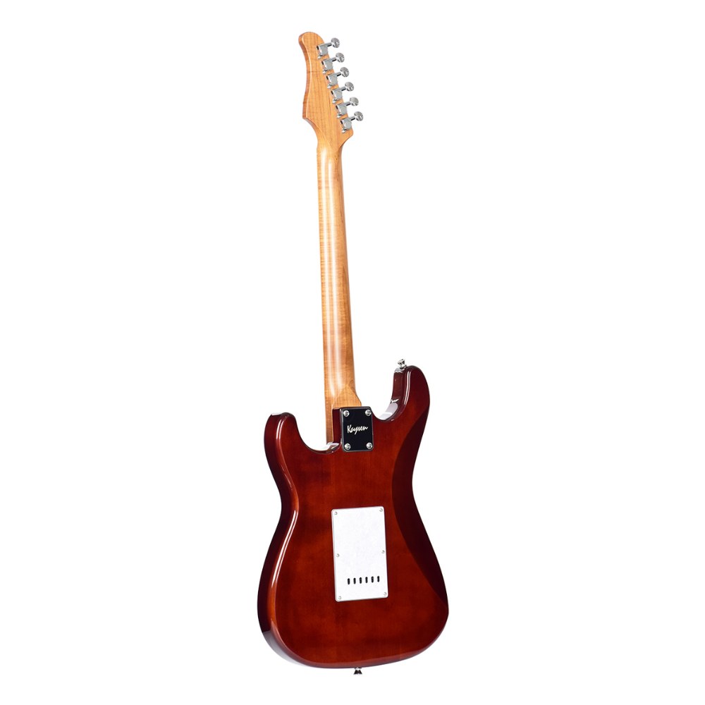 גיטרה חשמלית Kaysen KST-650 Blue כחולה – גוף Linden ו-Flame Maple, פיקאפים Alnico V 2 גיטרה חשמלית Kaysen KST-650 בצבע כחול Blue – תמונה 2
