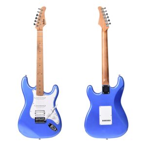 גיטרה חשמלית למתחילים Queen Raisen 200 Blue כחולה – פיקאפים S-S-H וטרמולו