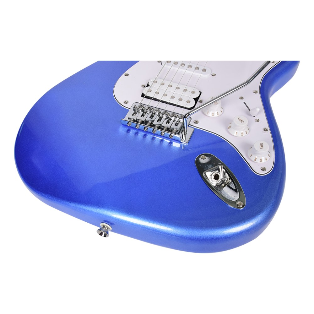 גיטרה חשמלית למתחילים Queen Raisen 200 Blue כחולה – פיקאפים S-S-H וטרמולו 2 גיטרה חשמלית Queen Raisen 200 בצבע כחול Blue – תמונה 2