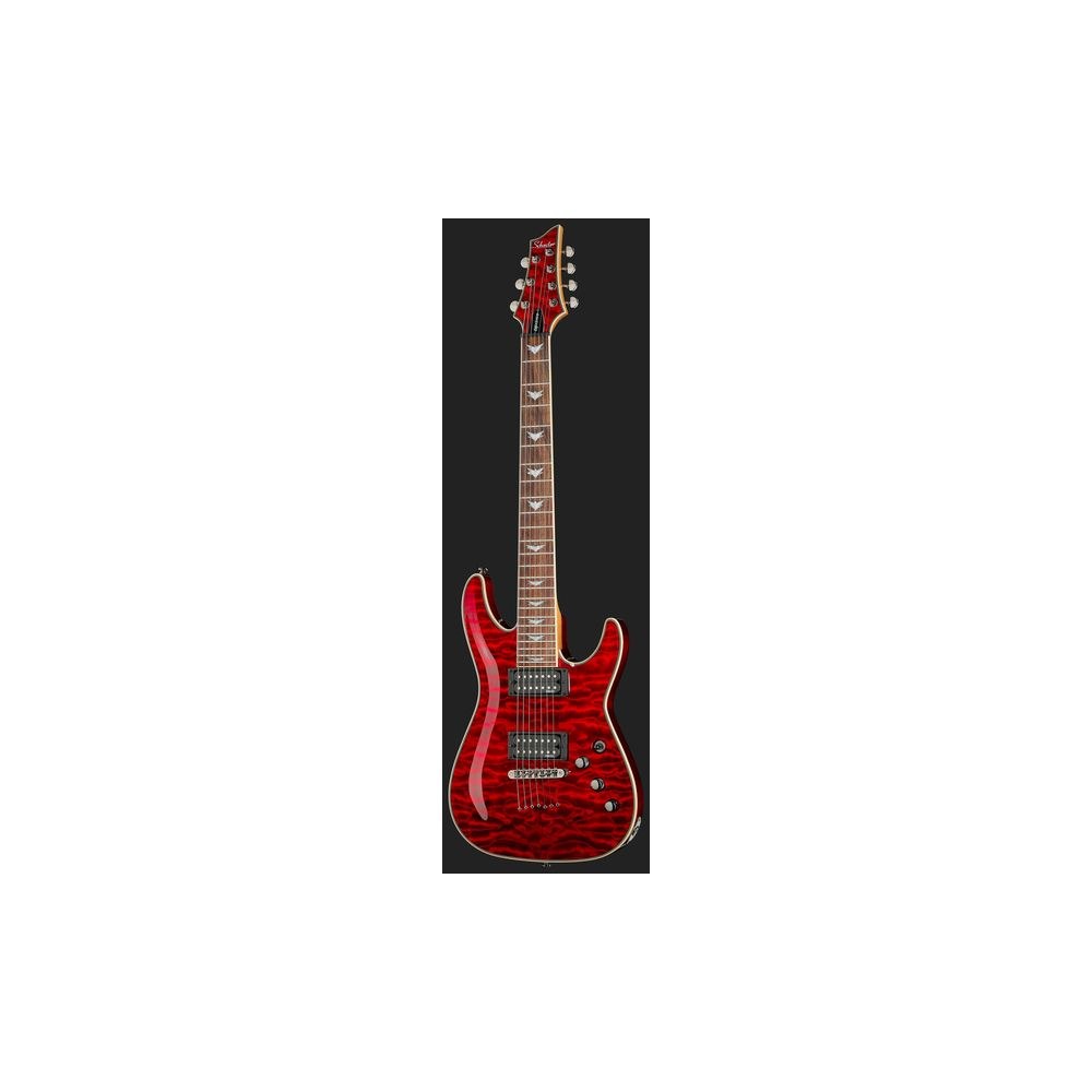גיטרה חשמלית 7 מיתרים Schecter Diamond Omen 7 Extreme – Black Cherry 2 Schecter Omen Extreme-7 – גיטרה חשמלית 7 מיתרים, תמונה 2