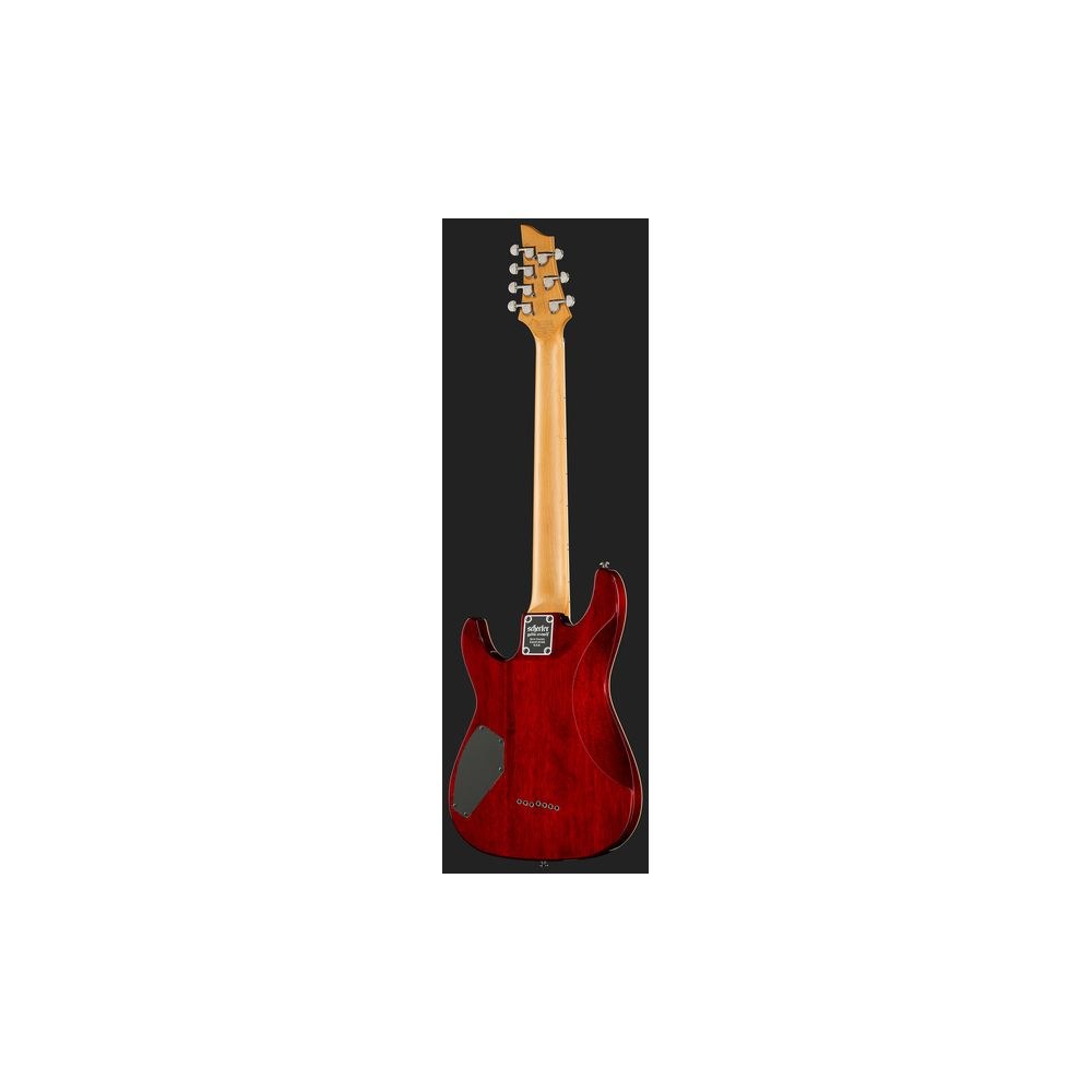 גיטרה חשמלית 7 מיתרים Schecter Diamond Omen 7 Extreme – Black Cherry 3 Schecter Omen Extreme-7 – גיטרה חשמלית 7 מיתרים, תמונה 3