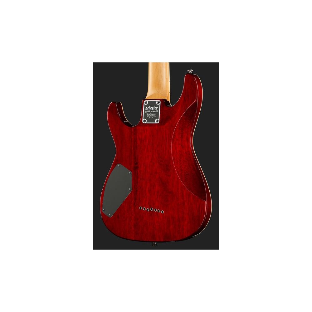 גיטרה חשמלית 7 מיתרים Schecter Diamond Omen 7 Extreme – Black Cherry 5 Schecter Omen Extreme-7 – גיטרה חשמלית 7 מיתרים, תמונה 5