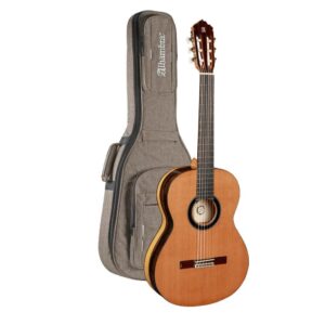 גיטרה קלאסית Alhambra 6 White Ebony כולל נרתיק