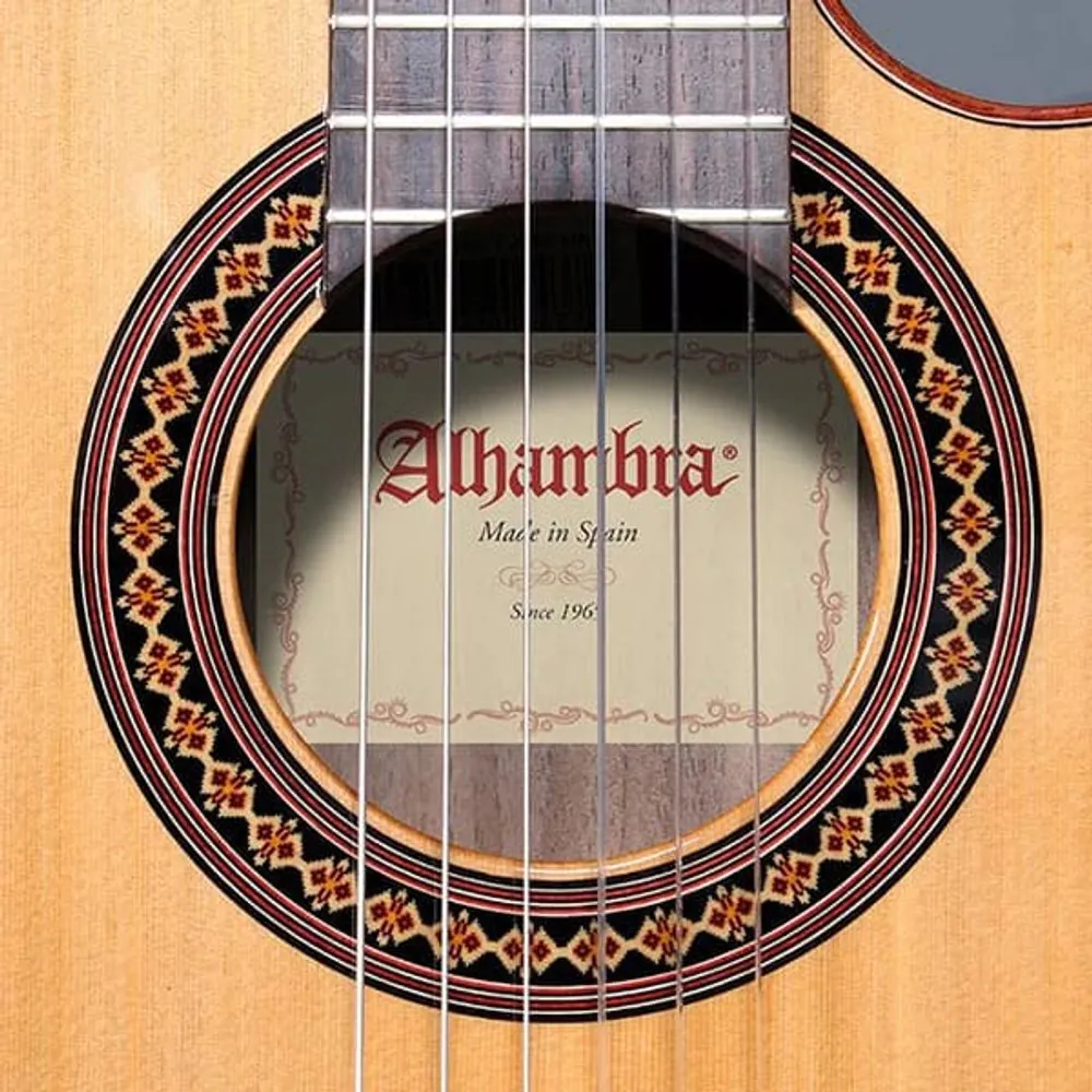 גיטרה קלאסית מוגברת Alhambra Iberia Ziricote עם חיתוך 4 גיטרה קלאסית מוגברת Alhambra Iberia Ziricote עם חיתוך – תמונה 4