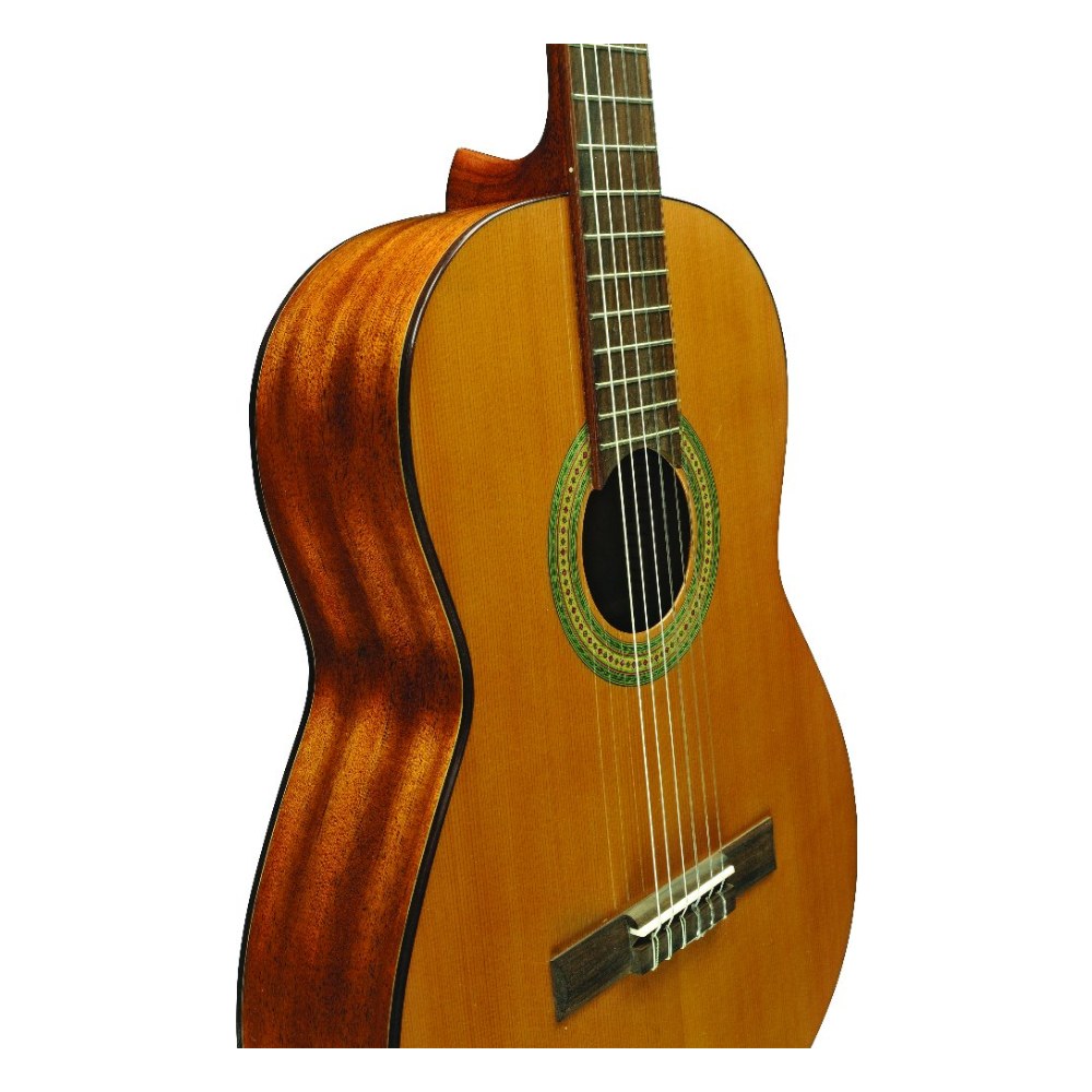 גיטרה קלאסית EKO Vibra 200 Natural – טופ Cedar מלא ומיתרי ניילון 3 גיטרה קלאסית EKO Vibra 200 Natural עם טופ Cedar מלא בגימור טבעי – תמונה 3