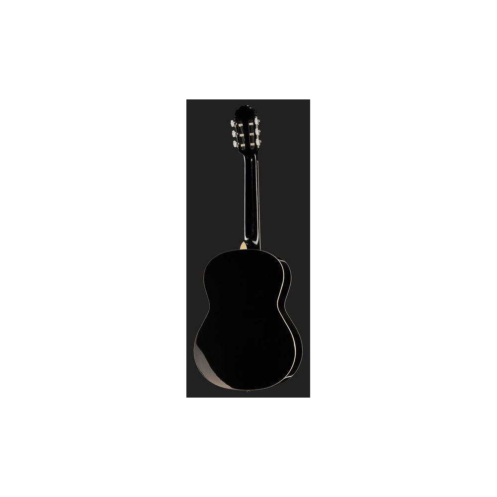 גיטרה קלאסית Harley Benton בגודל 4/4 – מיתרי ניילון, בינדינג קרם, שחור מבריק (יבוא בלעדי) 3 הקלאסית השחורה למתחילים – גיטרה קלאסית, תמונה 3