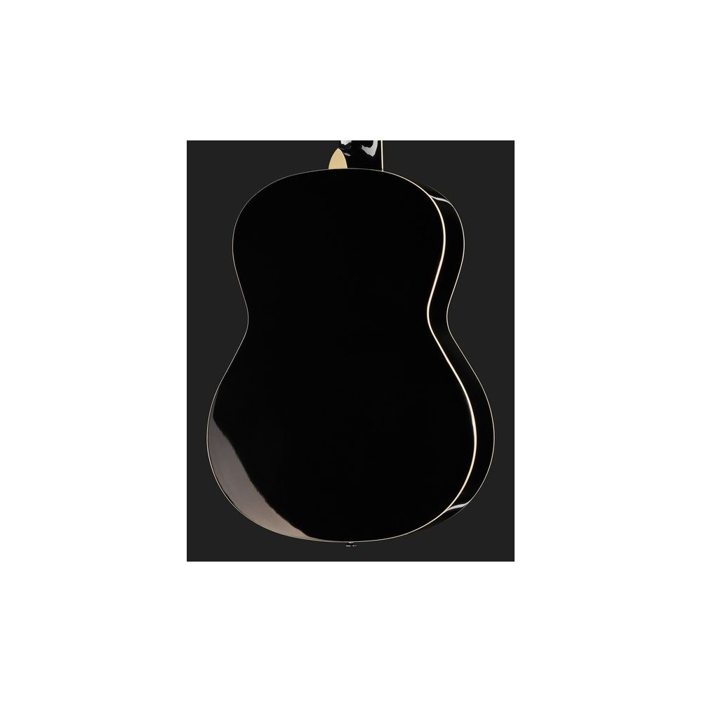 גיטרה קלאסית Harley Benton בגודל 4/4 – מיתרי ניילון, בינדינג קרם, שחור מבריק (יבוא בלעדי) 5 הקלאסית השחורה למתחילים – גיטרה קלאסית, תמונה 5
