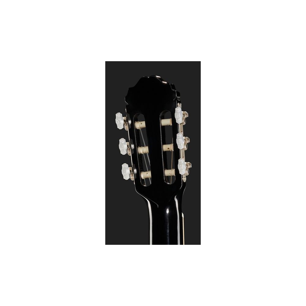 גיטרה קלאסית Harley Benton בגודל 4/4 – מיתרי ניילון, בינדינג קרם, שחור מבריק (יבוא בלעדי) 7 הקלאסית השחורה למתחילים – גיטרה קלאסית, תמונה 7