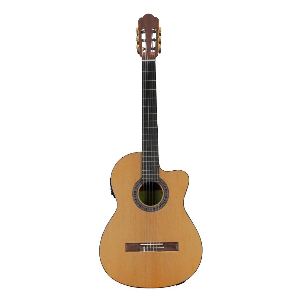 גיטרה קלאסית מוגברת Queen Lily200-EQ – 4/4 עם קאטאוויי ופיקאפ Fishman SON-CL3 1 גיטרה קלאסית מוגברת Queen Lily200-EQ עם קאטאוויי