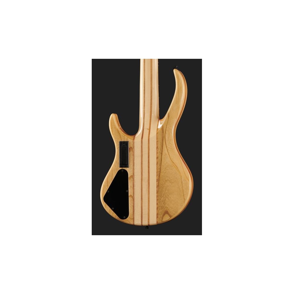גיטרה בס 5 מיתרים Harley Benton עם צוואר Neck-Thru – EQ אקטיבי 3 ערוצים, טופ מייפל להבה, טבעי (יבוא בלעדי) 5 בס ה-Neck-Thru 5 המיתרים של Harley Benton – גיטרה בס 5 מיתרים, תמונה 5