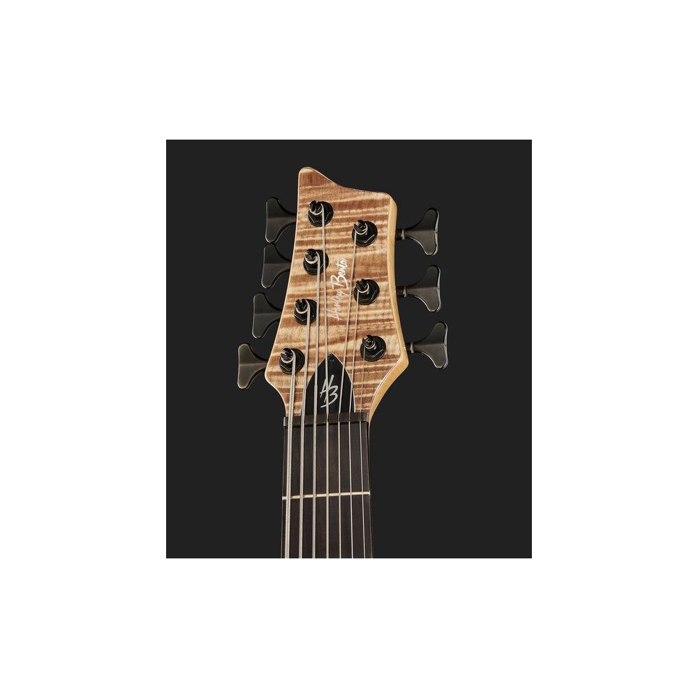 גיטרה בס 7 מיתרים Harley Benton – צוואר עובר (Neck-Thru), טופ מייפל להבה AAA, EQ אקטיבי 3 ערוצים (יבוא בלעדי) 6 בס 7 המיתרים של Harley Benton – גיטרה בס 7 מיתרים, תמונה 6