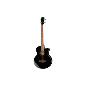 גיטרה בס אקוסטית Harley Benton – סופר ג׳מבו עם קאטאוויי, EQ 4 ערוצים וטיונר, שחור (יבוא בלעדי)
