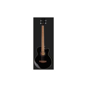 גיטרה בס אקוסטית Harley Benton – סופר ג׳מבו עם קאטאוויי, EQ 4 ערוצים וטיונר, שחור (יבוא בלעדי)