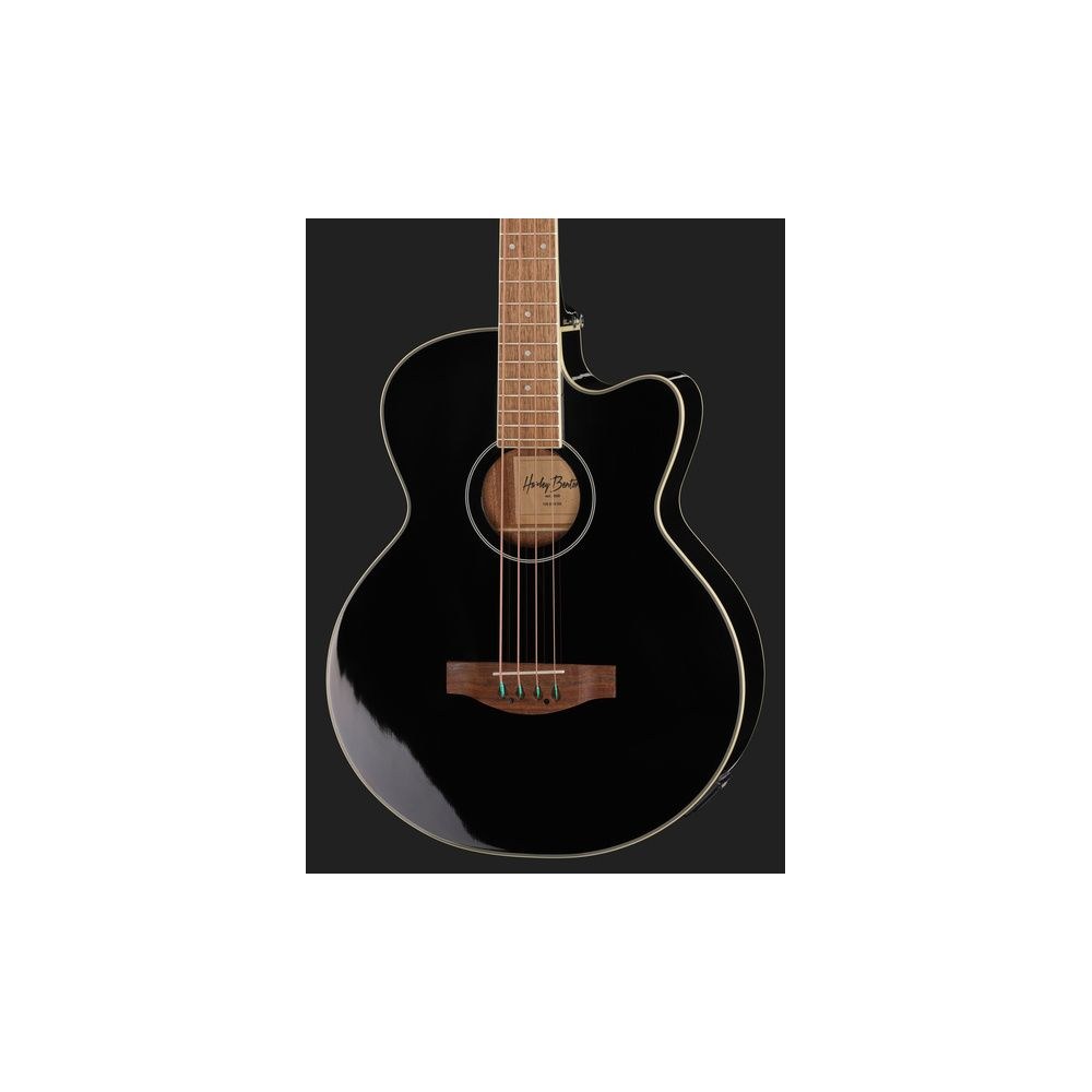 גיטרה בס אקוסטית Harley Benton – סופר ג׳מבו עם קאטאוויי, EQ 4 ערוצים וטיונר, שחור (יבוא בלעדי) 4 הבס האקוסטי של Harley Benton – גיטרה בס אקוסטית, תמונה 4