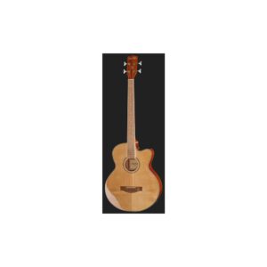 גיטרה בס אקוסטית Harley Benton – סופר ג׳מבו עם קאטאוויי, EQ 4 ערוצים וטיונר, טבעי (יבוא בלעדי)