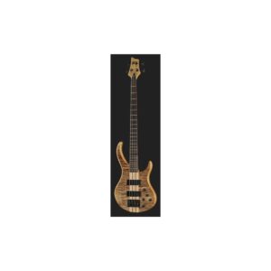 גיטרה בס Harley Benton עם צוואר Neck-Thru – EQ אקטיבי 3 ערוצים, טופ מייפל להבה, טבעי (יבוא בלעדי)
