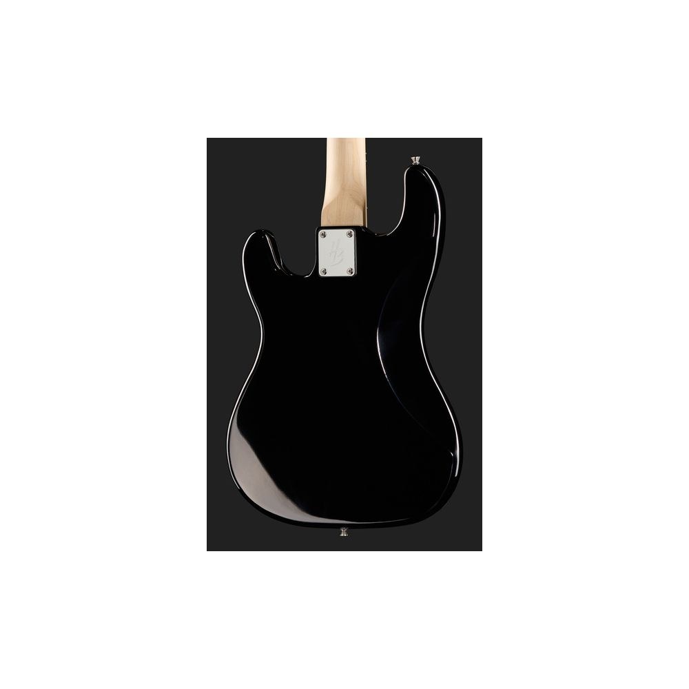 גיטרה בס Harley Benton בסגנון פרסישן – פיקאפ מפוצל, צוואר Modern C, שחור מבריק (יבוא בלעדי) 5 בס הפרסישן השחור של Harley Benton – גיטרה בס, תמונה 5