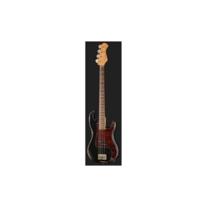 גיטרה בס Harley Benton בסגנון פרסישן וינטג׳ – גימור Light Aged, גוף אלדר, 34 אינץ׳, שחור (יבוא בלעדי)