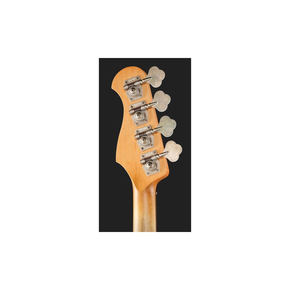 גיטרה בס Harley Benton בסגנון פרסישן וינטג׳ – גימור Light Aged, גוף אלדר, 34 אינץ׳, שחור (יבוא בלעדי) 7 הפרסישן השחורה בגימור Light Aged – גיטרה בס, תמונה 7