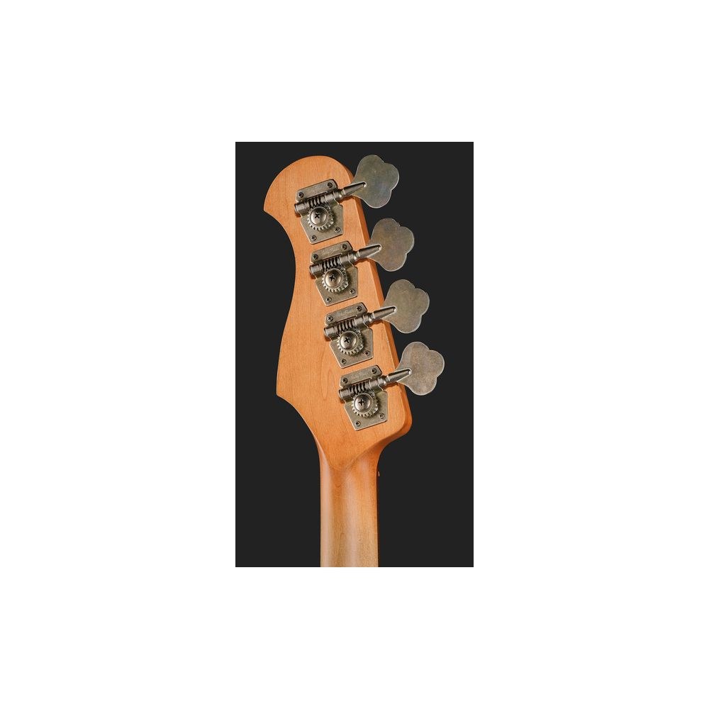 גיטרה בס Harley Benton בסגנון פרסישן וינטג׳ – גימור Light Aged, גוף אלדר, 34 אינץ׳, Olympic White (יבוא בלעדי) 7 הפרסישן הלבנה בגימור Light Aged – גיטרה בס, תמונה 7