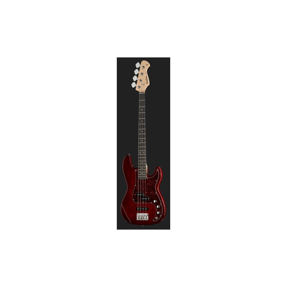 גיטרה בס Harley Benton בתצורת PJ – פיקאפ פרסישן וג׳אז, Hot Rod Trans Red (יבוא בלעדי) 2 בס ה-PJ האדום של Harley Benton – גיטרה בס PJ, תמונה 2