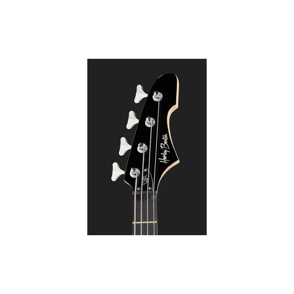 גיטרה בס Harley Benton מסדרת Rock – צוואר מודבק, 24 סריגים, פיקאפ ספליט, שחור (יבוא בלעדי) 6 בס ה-Rock השחור של Harley Benton – גיטרה בס, תמונה 6