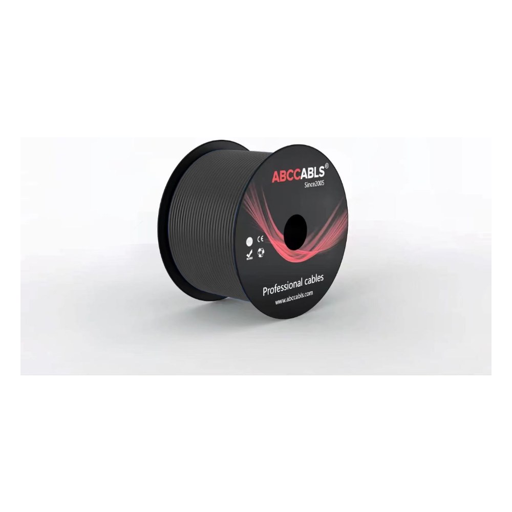 גליל כבל DMX של ABC Cables דגם JD203 – 100 מטר לשליטה במערכות תאורה 1 גליל כבל DMX של ABC Cables דגם JD203 באורך 100 מטר